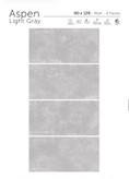 سرامیک ۱۲۰*۶۰ ASPEN LIGHT GRAY لوتوس