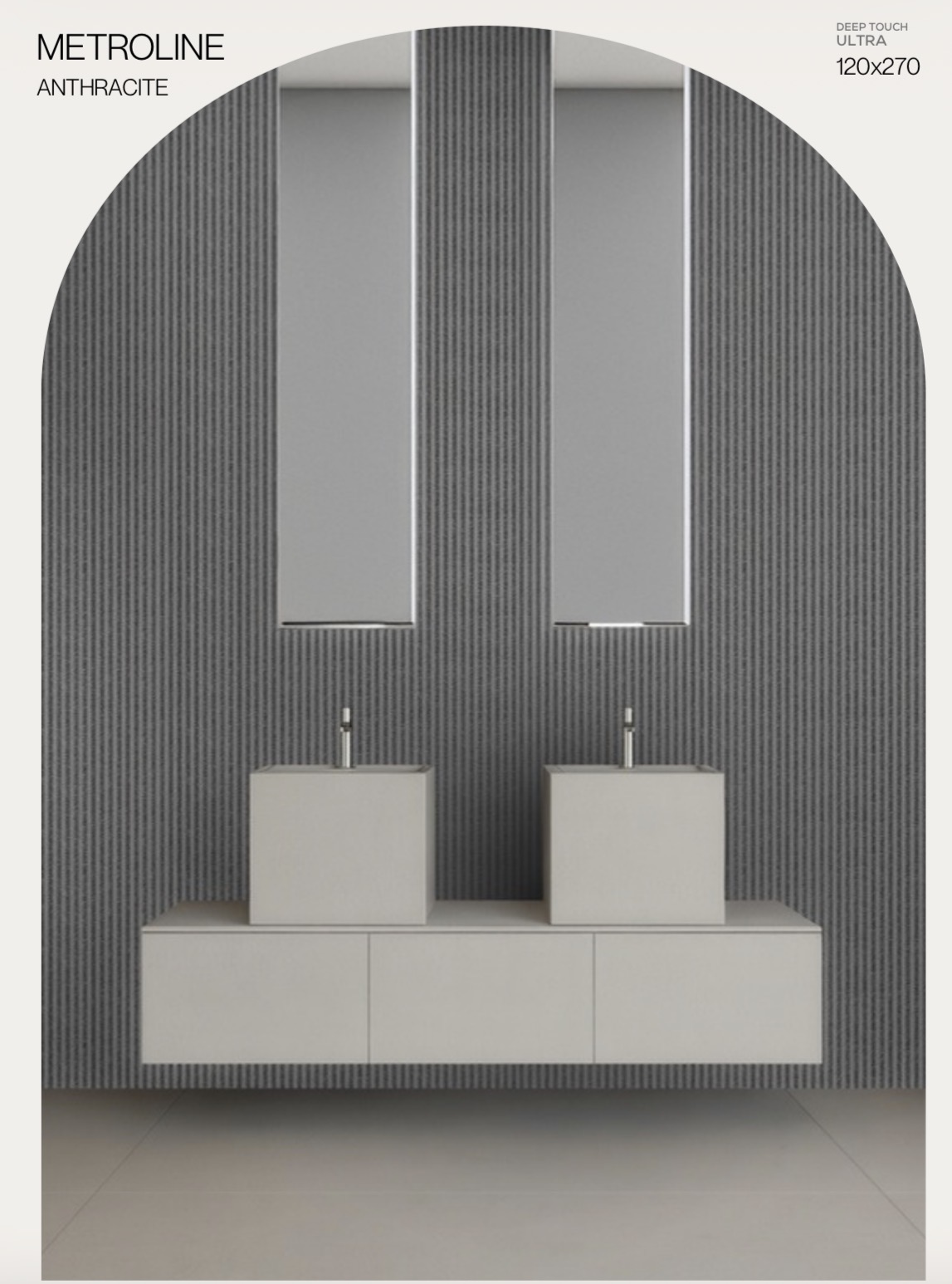 اسلب 270*120 METROLINE ANTHRACITE زیگما